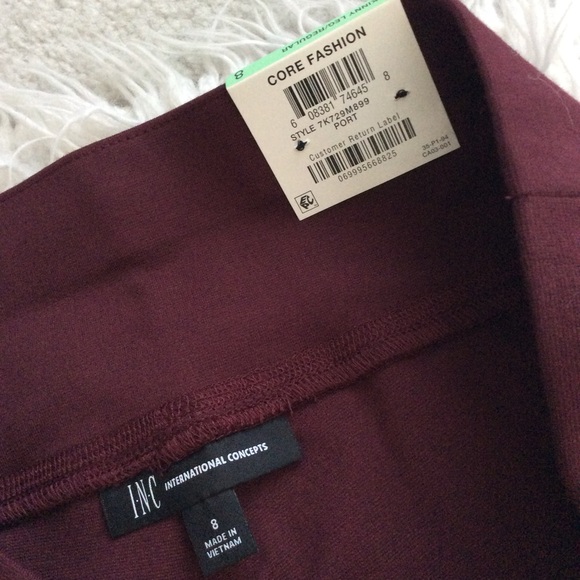 NWT INC International Concepts Skinny Leg Ponte Pants - Picture 5 of 6